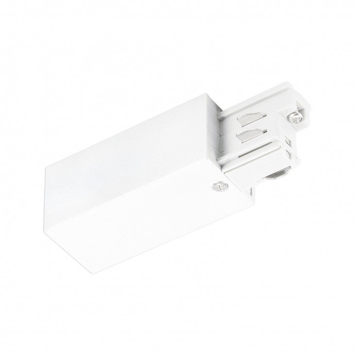 Conector de alimentare stânga 3-CT-A - Art. HT4-L01/WU, Italux, Alb