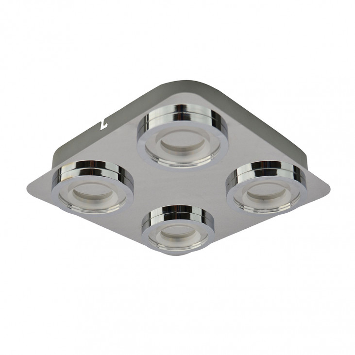 Plafonieră de interior Aurore - Art. MB14187-04A CH, Italux, Crom