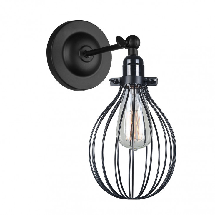 Aplică de interior Lesto - Art. MBM-2676/1 BK, Italux, Negru