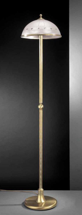 Lampadar de interior Reccagni Angelo 4650 - Art. PN.4650/2, Italux, Alamă/Alb