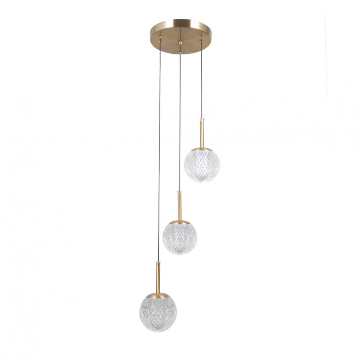 Suspensie de interior Padri - Art. PND-40827-3-HBR-CL, Italux, Auriu