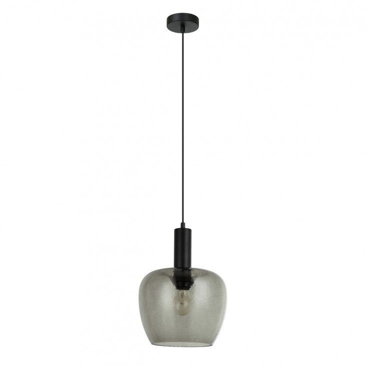 Pendul de interior Aprica - Art. PND-59769-BK-SG, Italux, Negru/Fumuriu