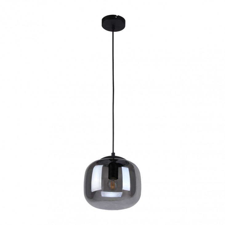 Pendul de interior Calto - Art. PND-67705-1-BK-SG, Italux, Negru/Fumuriu