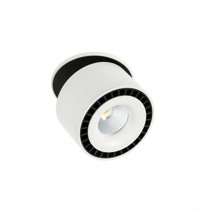 Spot de interior Sevilla 4000K - Art. SL7560/28W 4000K WH+BL, Italux, Alb/Negru