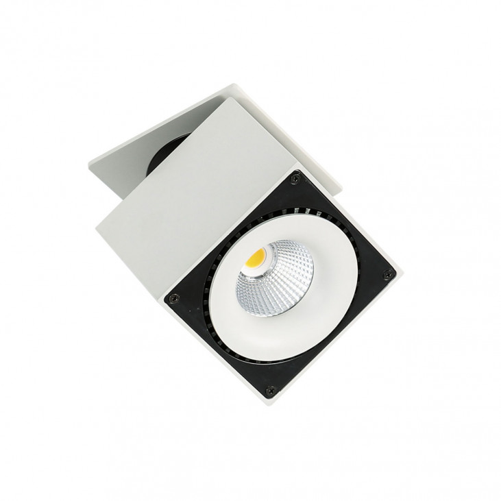 Spot de interior Sevilla 4000K - Art. SL7562/28W 4000K WH+BL, Italux, Alb/Negru