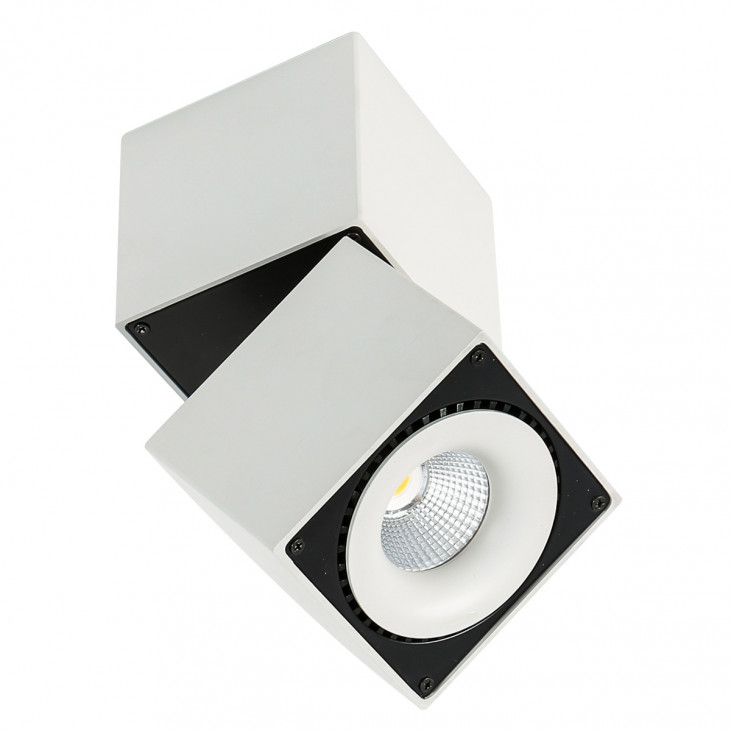 Spot de interior Sevilla 4000K - Art. SLC7562/28W 4000K WH+BL, Italux, Alb/Negru