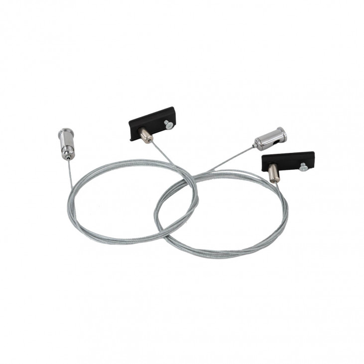 Kit de suspendare Magnetic Track - Art. TRMA-263537-2PC-SUSKIT, Italux, Negru