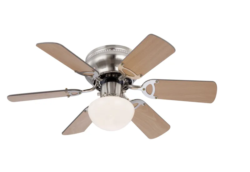 Ventilator de interior UGO - Art. 0307, Globo, Nichel/Lemn