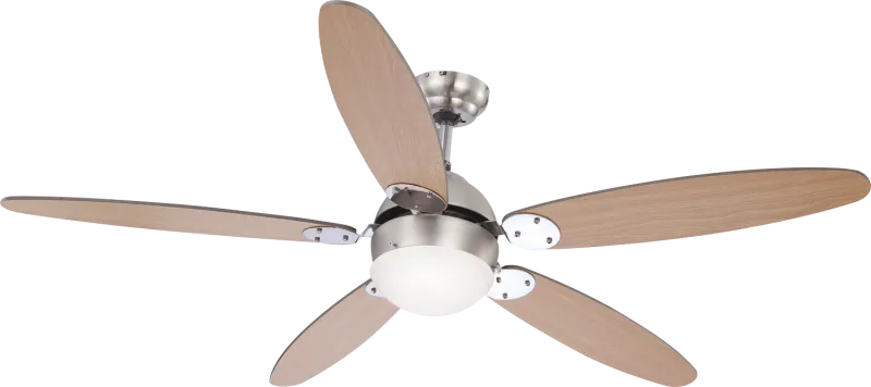 Ventilator de interior AZURA - Art. 0308, Globo, Nichel/Lemn