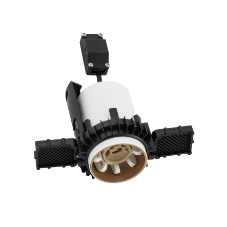 Spot de interior MONO SLIDE TRIMLESS - Art. 10804, Nowodvorski, Alb, Auriu