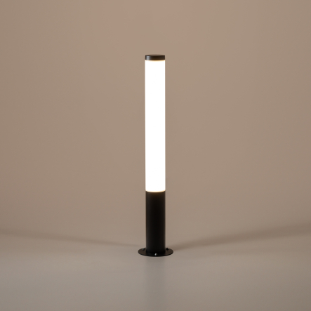 Stâlp de exterior MIA LED M - Art. 11374, Nowodvorski, Negru/Alb