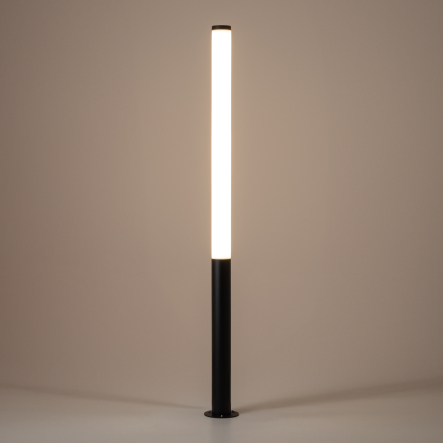 Stâlp de exterior MIA LED L - Art. 11375, Nowodvorski, Negru/Alb