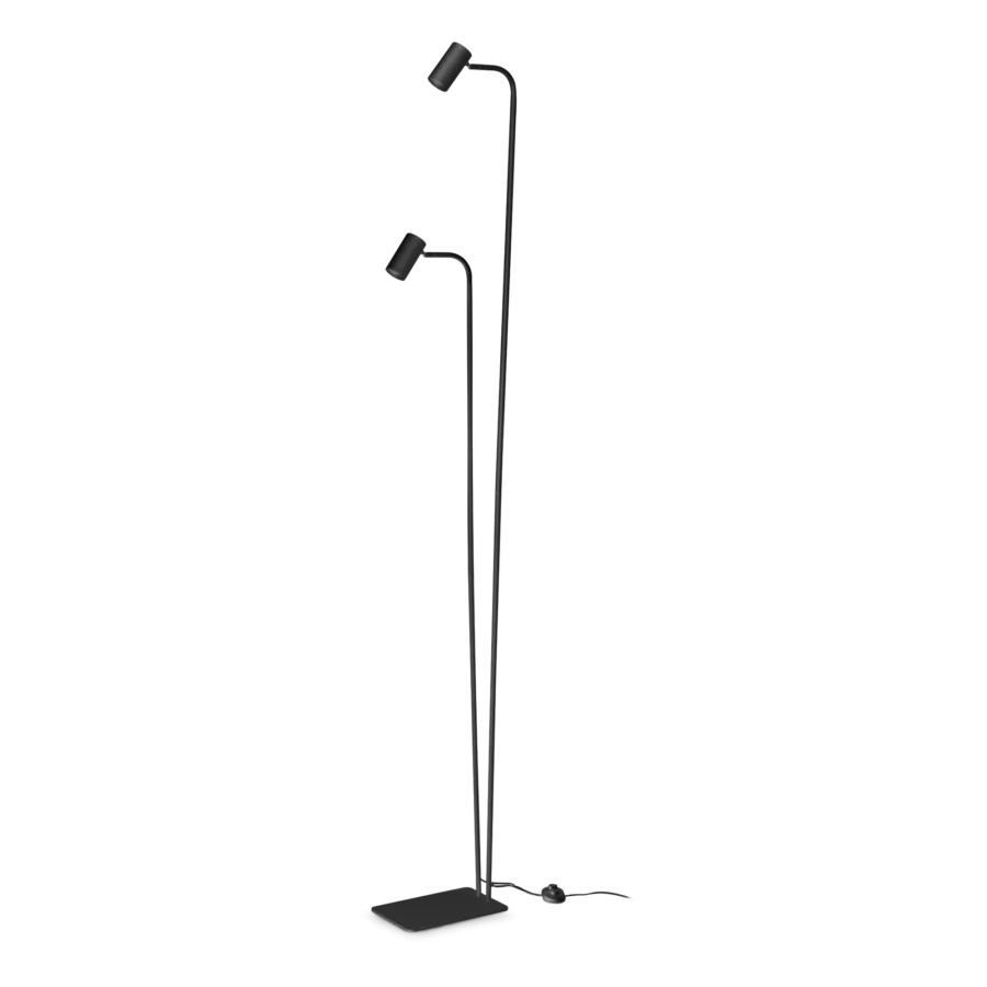 Lampadar de interior GINGER - Art. 326672, Ideal Lux, Negru