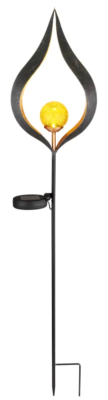 Stâlp solar pichet - Art. 33467, Globo, Bronz/Auriu