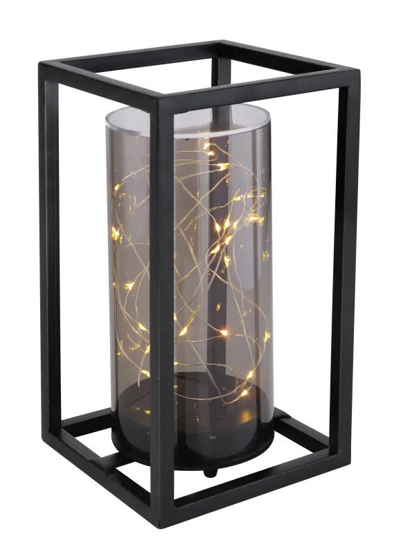 Lampă solară - Art. 33816, Globo, Negru