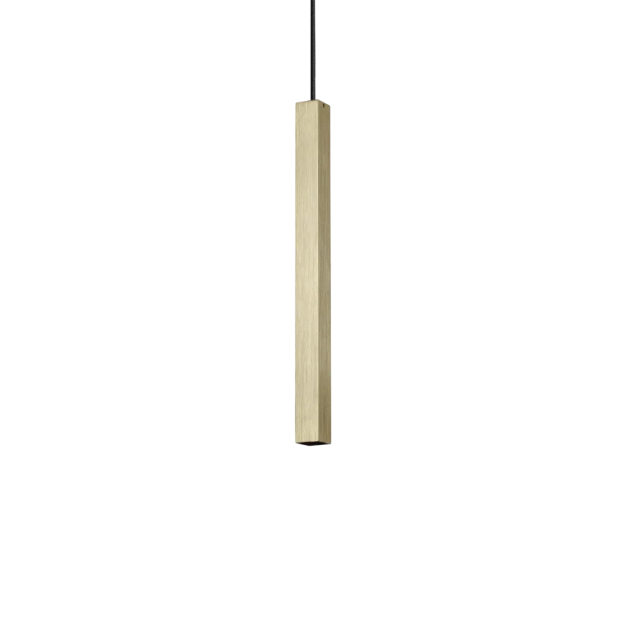 Suspensie de interior ULTRATHIN ON-OFF - Art. 339740, Ideal Lux, Alamă