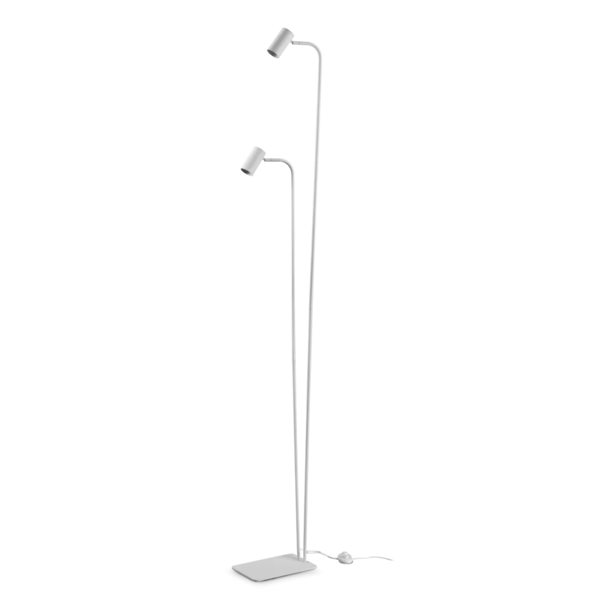 Lampadar de interior GINGER - Art. 345314, Ideal Lux, Alb