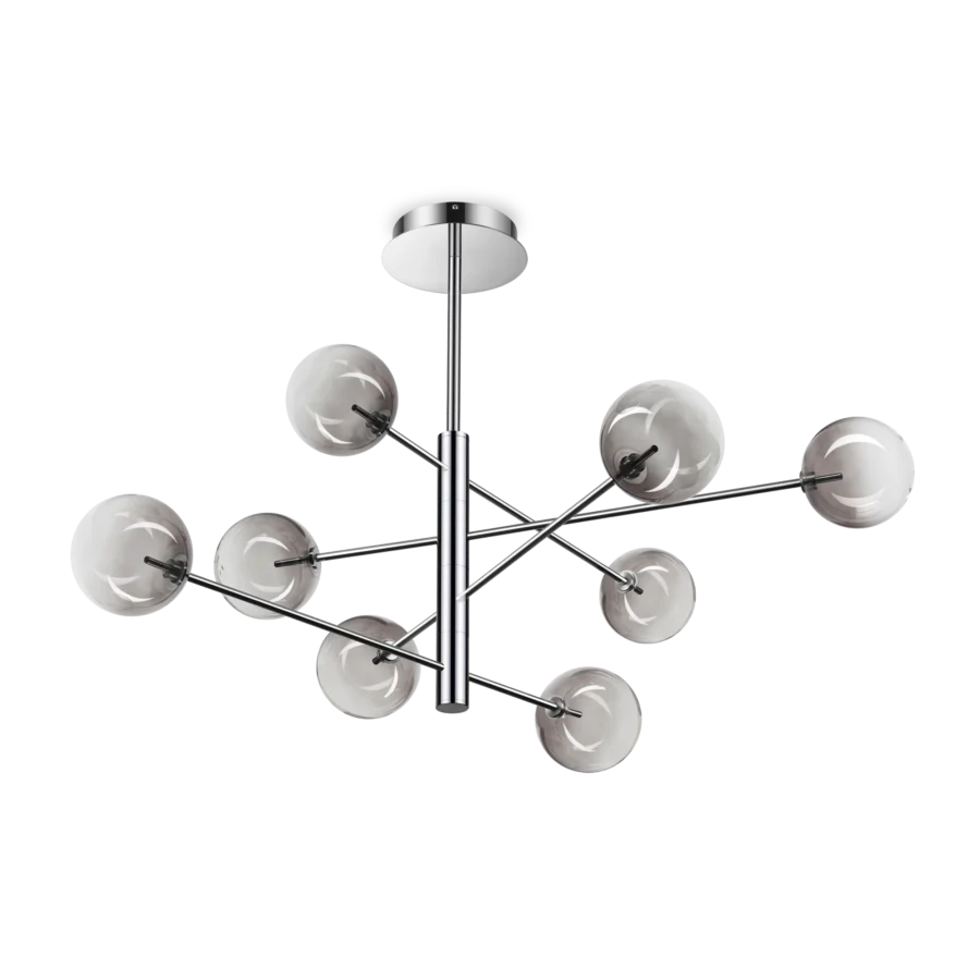 Suspensie de interior EQUINOXE - Art. 345437, Ideal Lux, Fumuriu