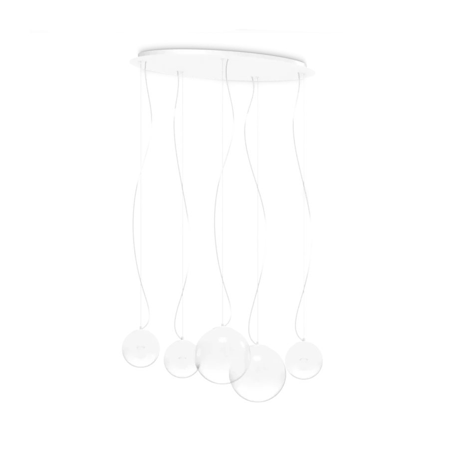 Suspensie de interior MAPA CLEAR - Art. 346632, Ideal Lux, Transparent