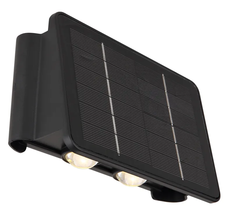 Aplică solară - Art. 36496, Globo, Negru/Transparent
