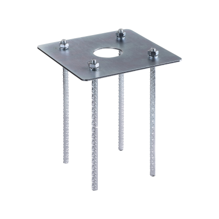 Accesoriu pentru fundația stâlpilor PATHWAY - Art. 8795, Nowodvorski, Argintiu