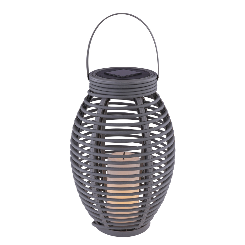 Lampă solară - Art. 33284, Globo, Gri