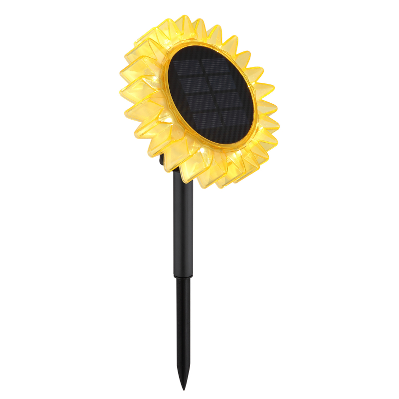 Stâlp solar pichet floarea soarelui - Art. 33598, Globo, Negru/Galben