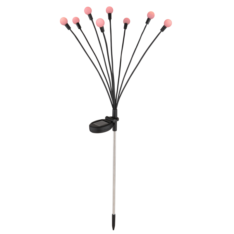Stâlp solar pichet RGB - Art. 336090-8RGB, Globo, Alb/Negru