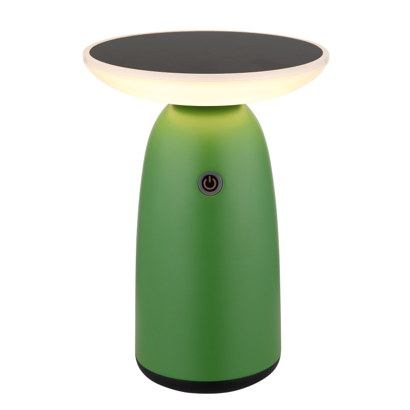 Veioză solară - Art. 36625G, Globo, Negru/Verde