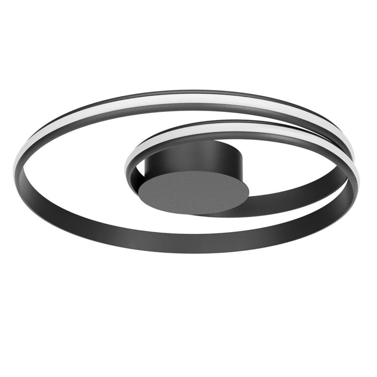 Plafonieră de interior TORSION - Art. 01-4359, Redo, Negru