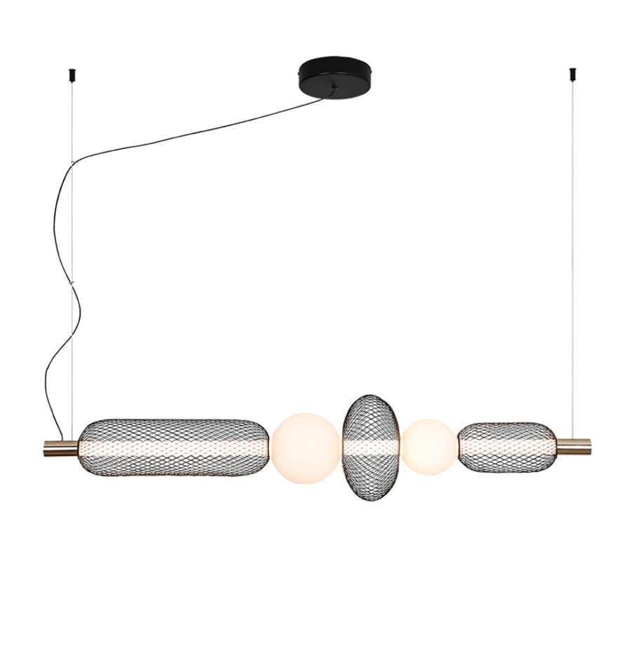 Suspensie de interior Margot - Art. 4311600, Viokef, Negru/Auriu