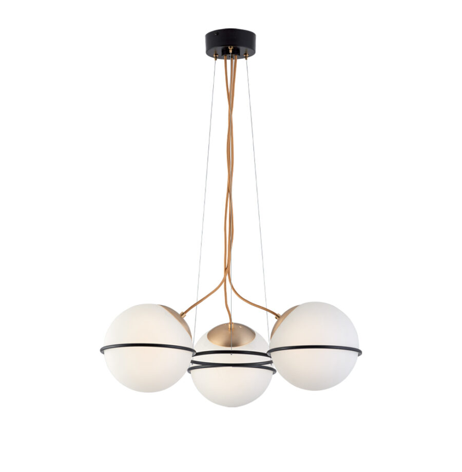 Suspensie de interior Ferero - Art. 3093900, Viokef, Negru/Alb/Auriu