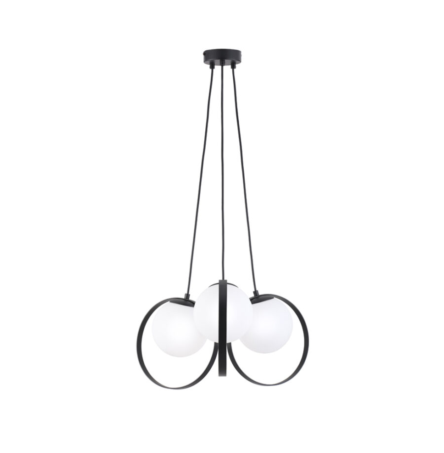 Suspensie de interior Bubble - Art. 3100200, Viokef, Alb/Negru