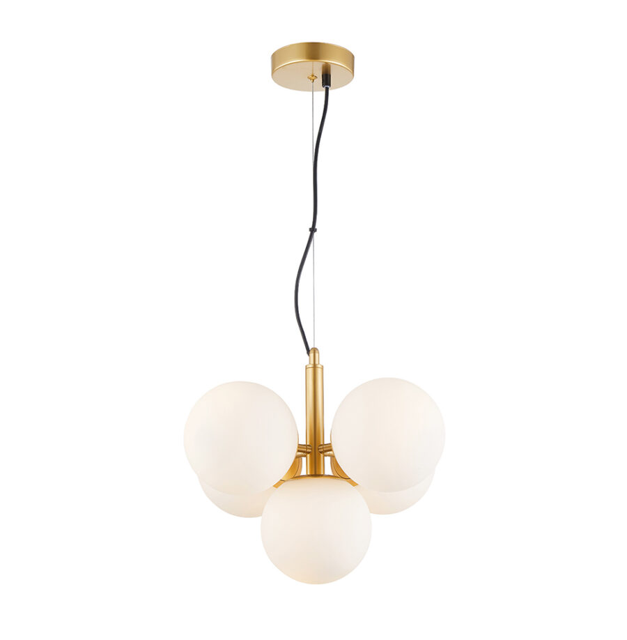 Suspensie de interior Nefeli - Art. 4299700, Viokef, Alb/Auriu