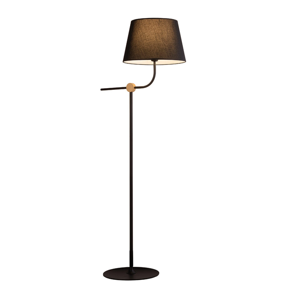 Lampadar de interior Largo - Art. 4221400, Viokef, Negru