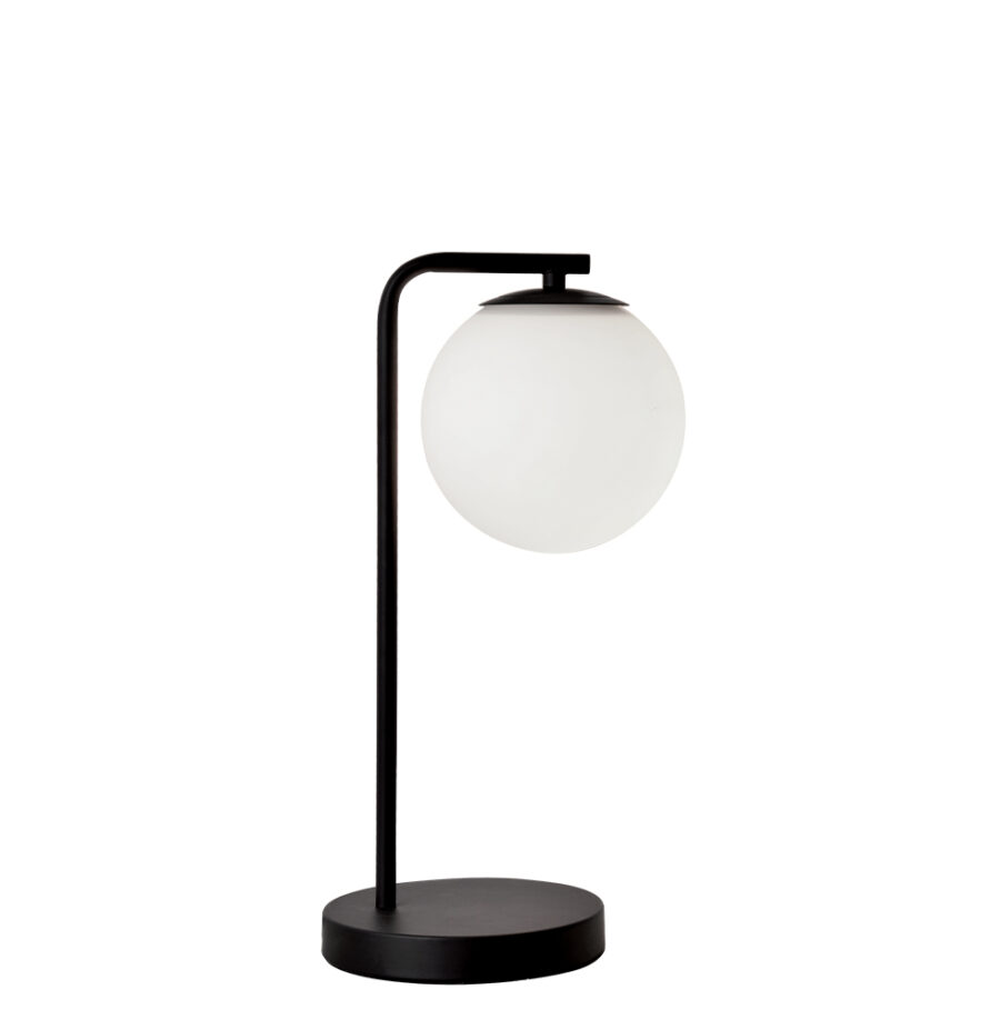 Veioză de interior Danae - Art. 4219301, Viokef, Negru/Alb