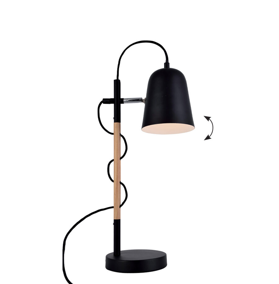Veioză de interior Eddie - Art. 4163800, Viokef, Negru