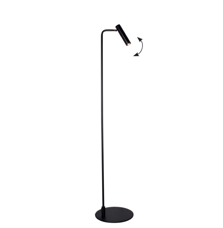 Lampadar de interior Clio - Art. 4287200, Viokef, Negru