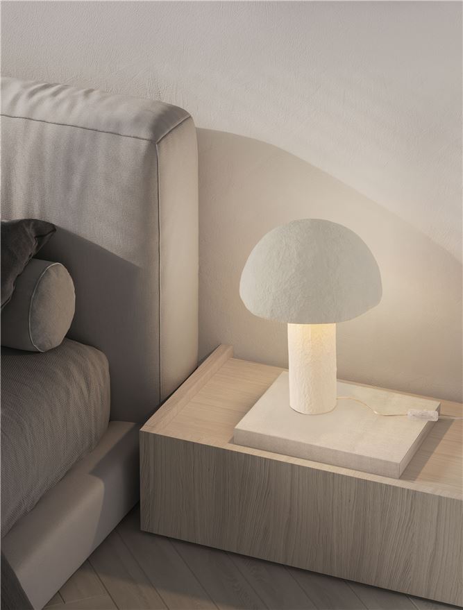 Veioză de interior Mushu - Art. 9001123, Nova Luce, Alb