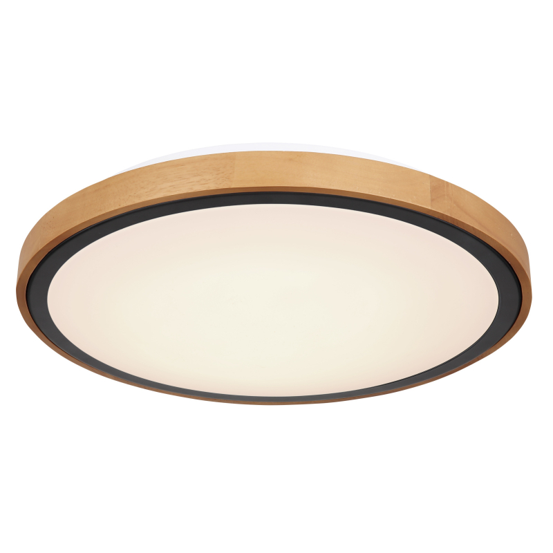 Plafonieră de interior BRUNO - Art. 41764-24, Globo, Negru/Maro