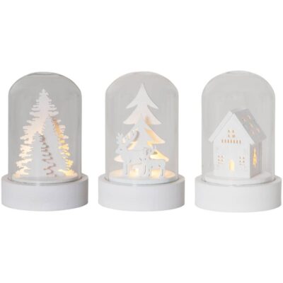 Decorațiune KUPOL LED - Art. 410045, Eglo, Alb/Transparent