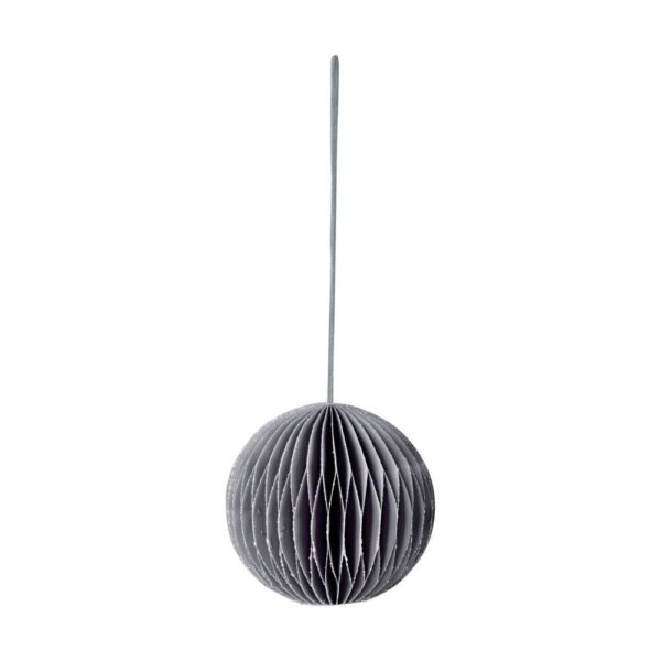 Glob Crăciun MATANAO Ø80mm - Art. 427779, Eglo, Gri/Sclipici