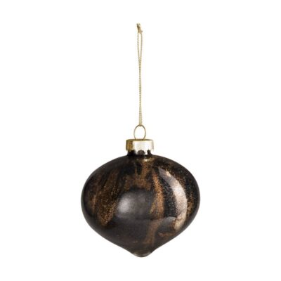 Glob Crăciun FANORE Ø80mm - Art. 429556, Eglo, Negru/Sclipici