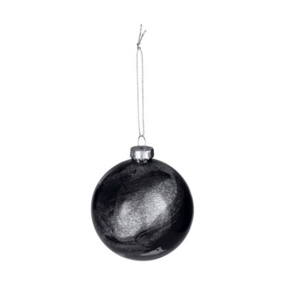 Glob Crăciun FANORE Ø100mm - Art. 429562, Eglo, Negru/Sclipici