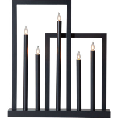 Suport lumânare FRAMY LED - Art. 644-04, Eglo, Antracit/Alb