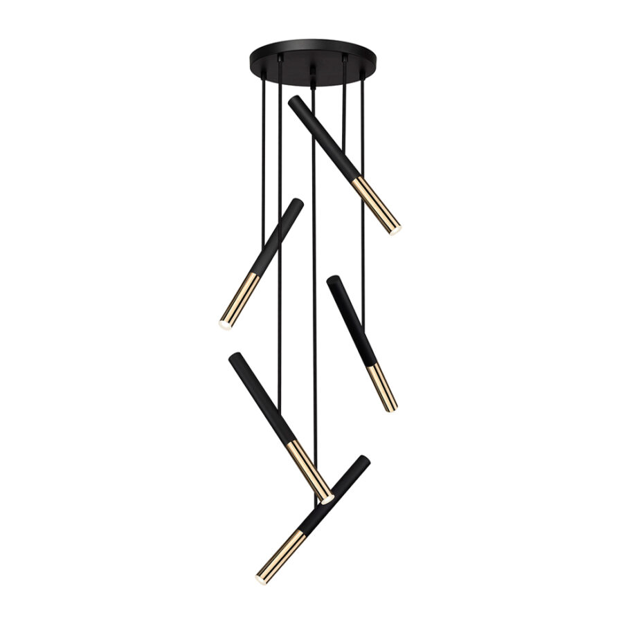 Suspensie de interior Ballet - Art. 4265300, Viokef, Negru/Auriu