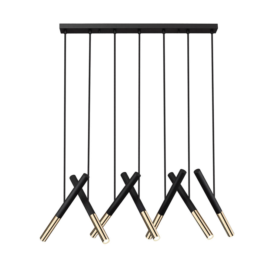 Suspensie de interior Ballet - Art. 4265400, Viokef, Negru/Auriu