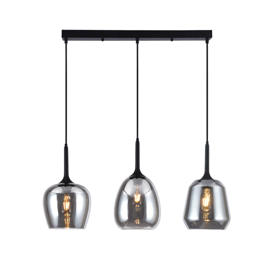 Suspensie de interior Maeva - Art. 4313000, Viokef, Fumuriu/Negru