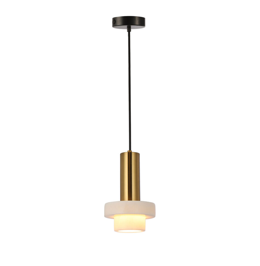 Pendul de interior Marble - Art. 4266000, Viokef, Alb/Auriu