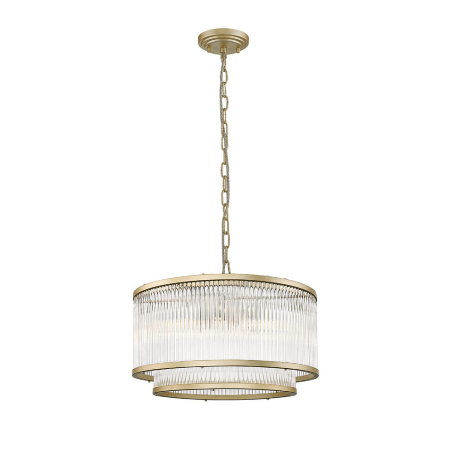 Suspensie de interior Karolina - Art. 4259000, Viokef, Auriu/Transparent